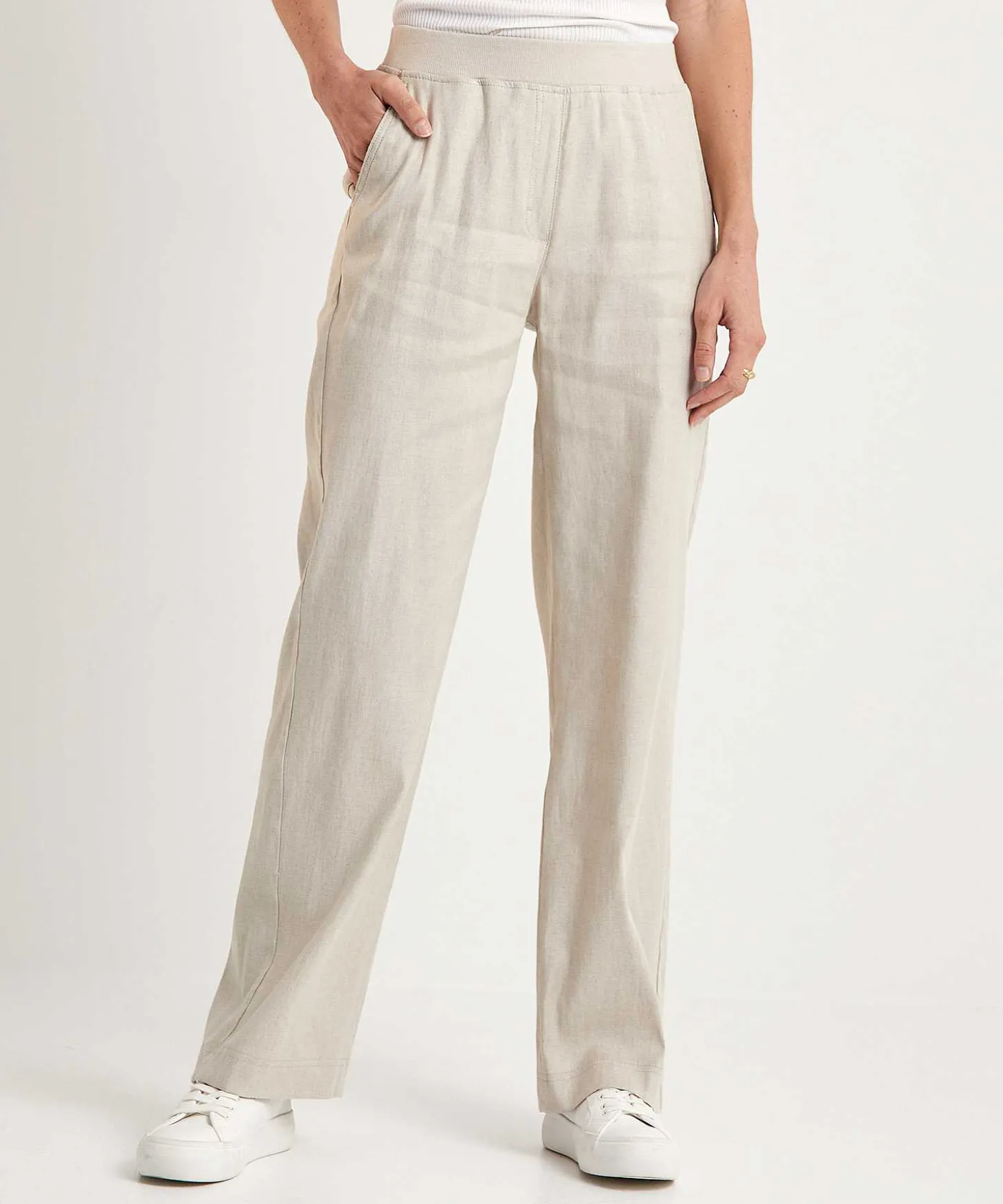 Raphaela By Brax Pantalon Palazzo Mezcla Lino Pam
