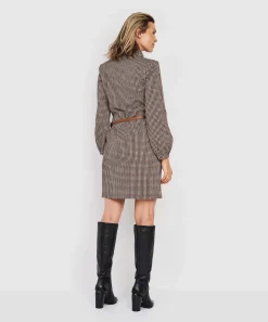 Rinonera A Cuadros Con Vestido De Caroline Biss