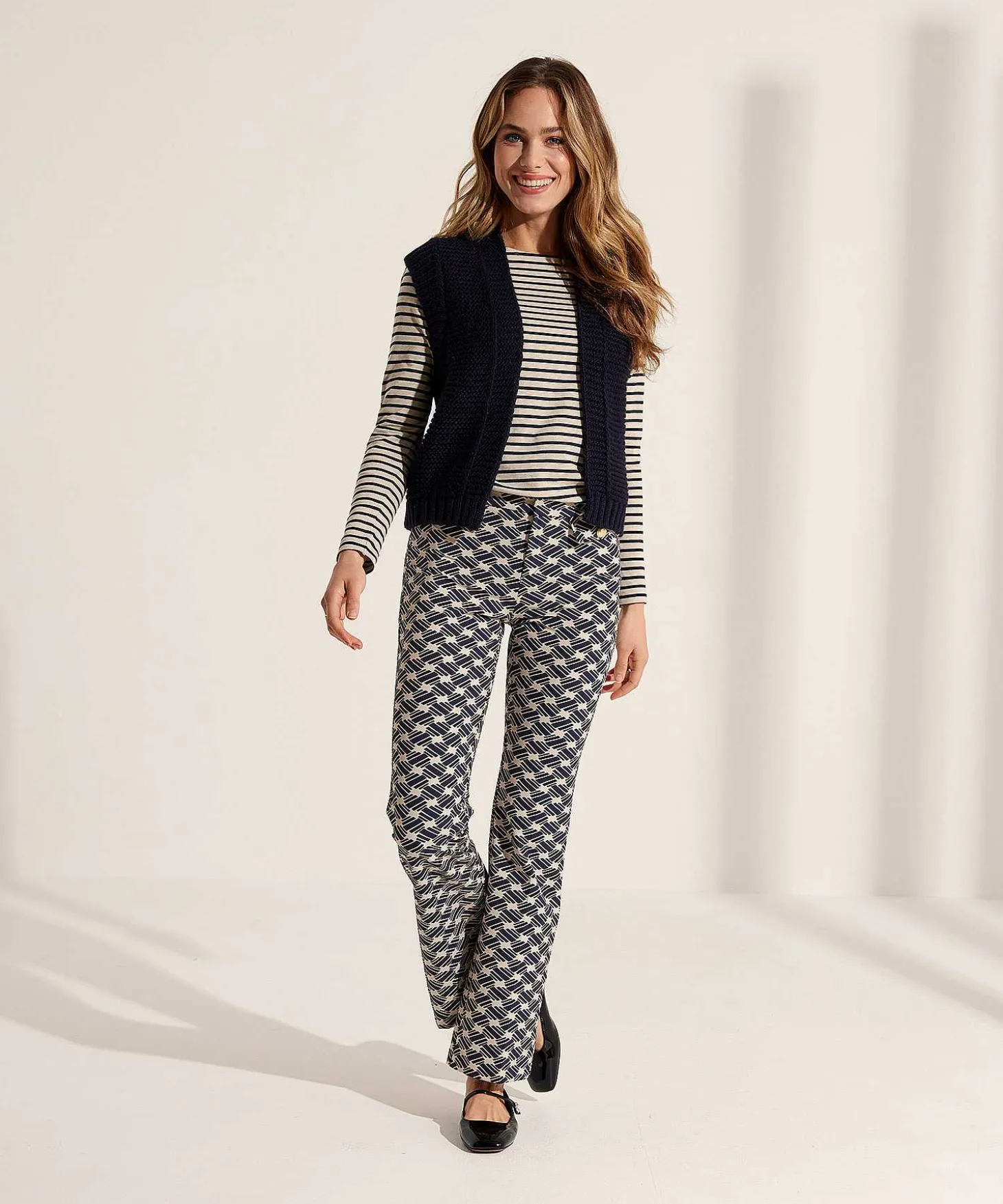 Rosner Pantalon Acampanado Invierno Techno Alisa Print
