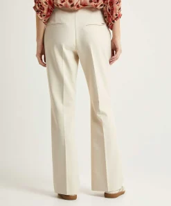 Rosner Pantalones Acampanados Con Pintucks Audrey 1