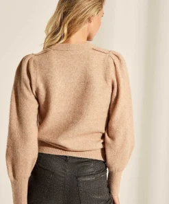 Sueter * Con Mangas Abullonadas Y Acolchado
