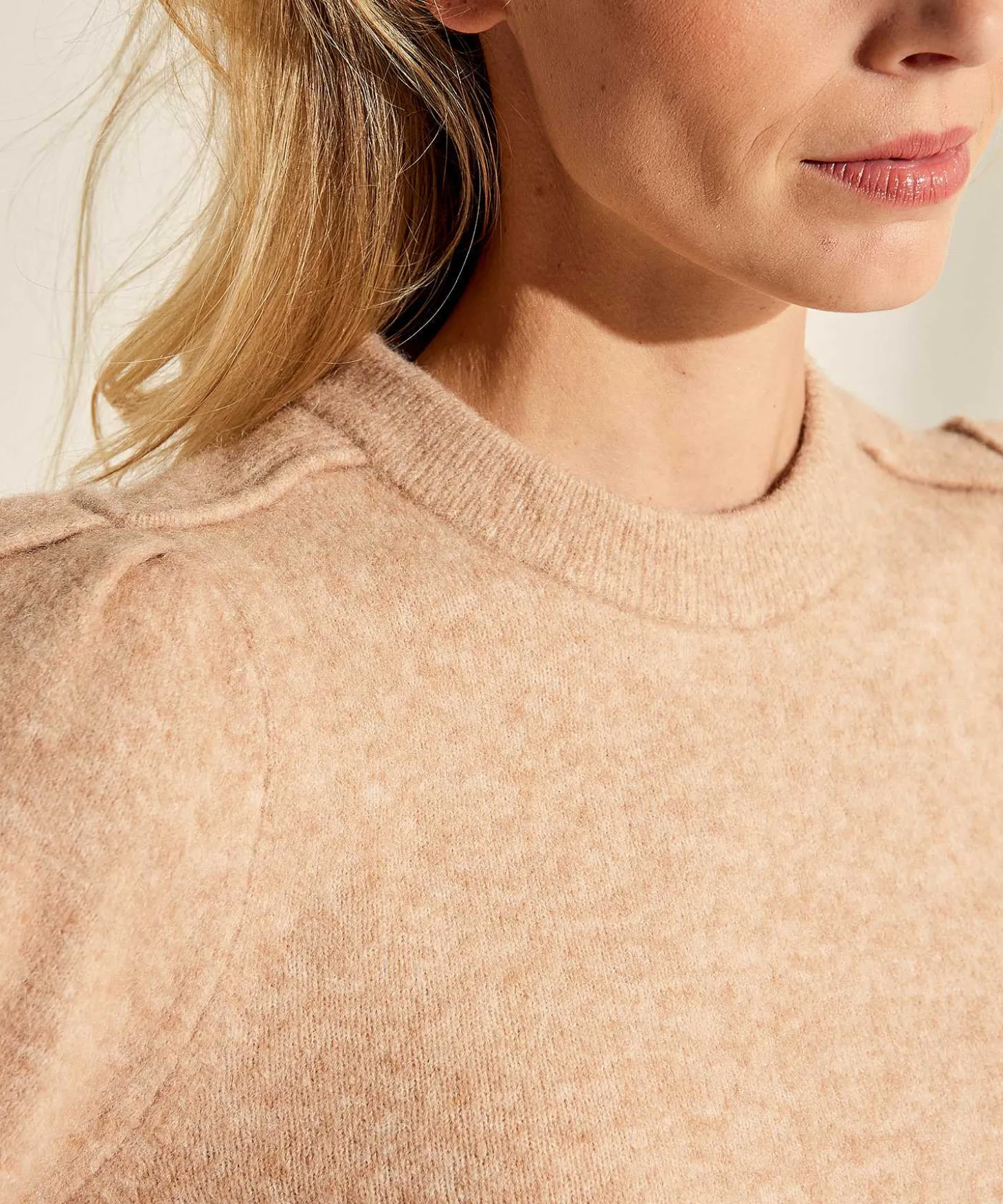 Sueter * Con Mangas Abullonadas Y Acolchado