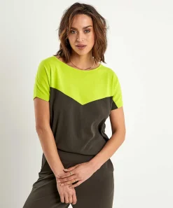 Sueter Kyra Con Bloques De Color En Forma De V Alika