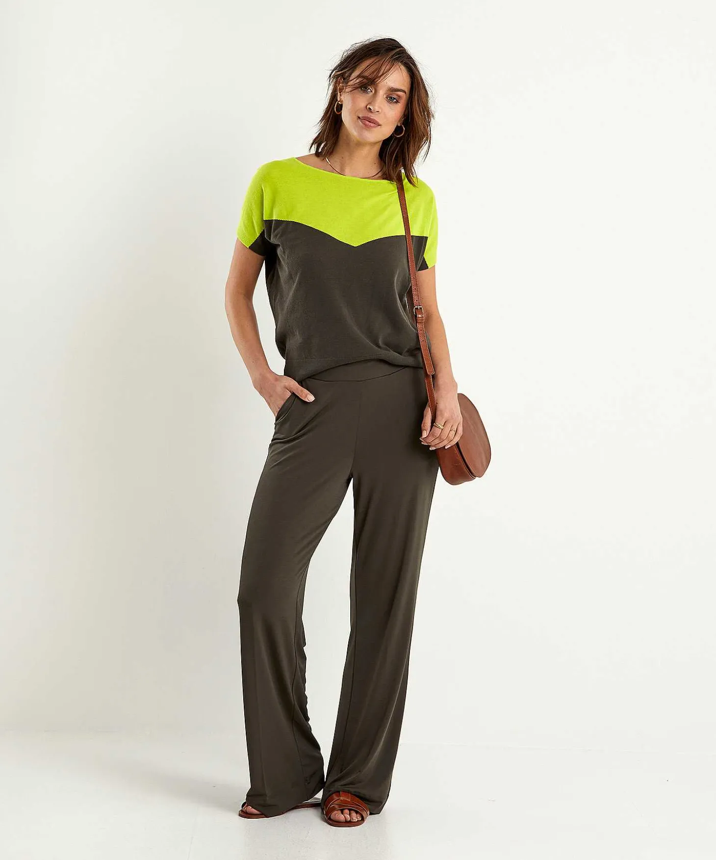 Sueter Kyra Con Bloques De Color En Forma De V Alika