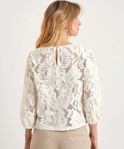 Tela De Encaje Blusa Tierra De Nadie