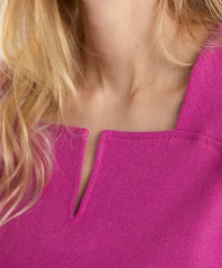 Top De Crepe Con Manga Raglan De Caroline Biss