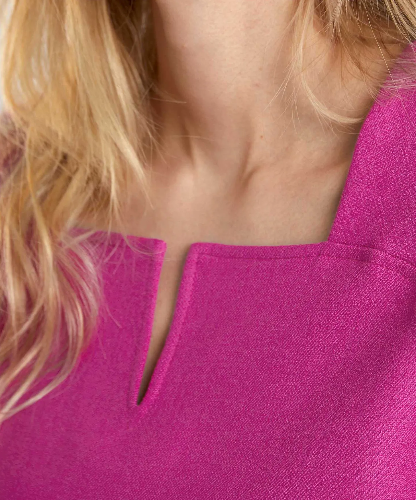 Top De Crepe Con Manga Raglan De Caroline Biss