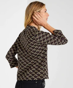 Top Giulia E Tu De Jacquard Con Grafico