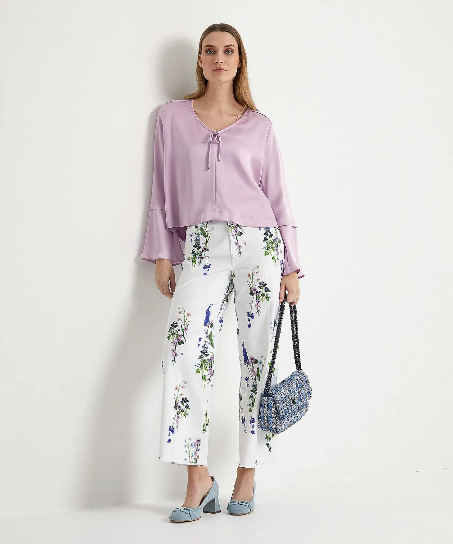 Vaqueros Capri Con Estampado Floral De Marc Cain Wylie