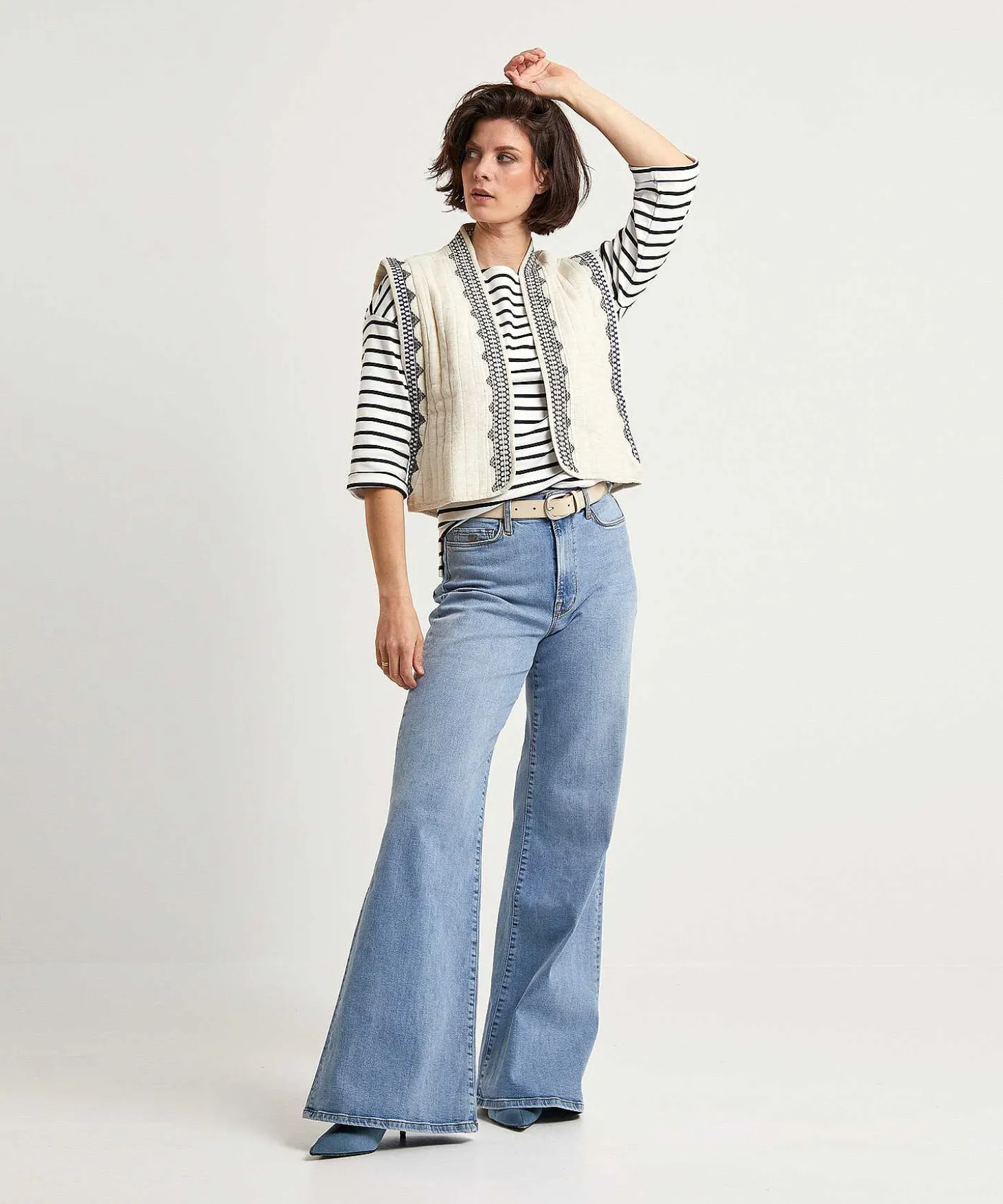 Vaqueros De Pierna Ancha By-Bar Mujer