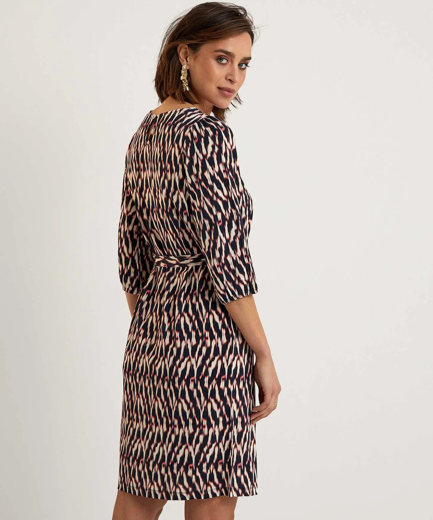 Vestido Ajustado Con Estampado Borroso De No Man'S Land