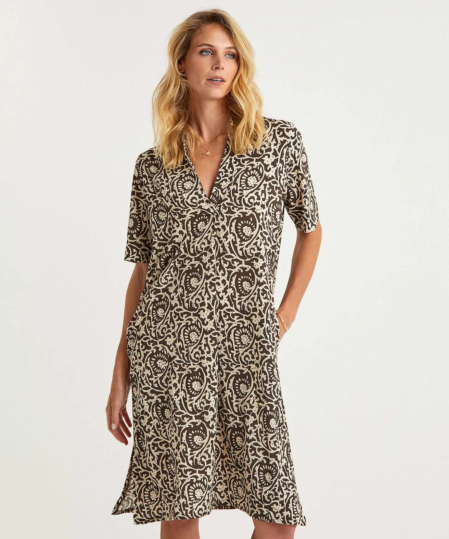 Vestido Ajustado Con Estampado De Lasalle