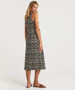 Vestido Ajustado Con Estampado Borroso De No Man'S Land