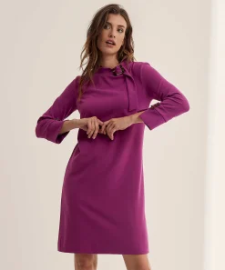 Vestido Ana Alcazar Cuello Alzado