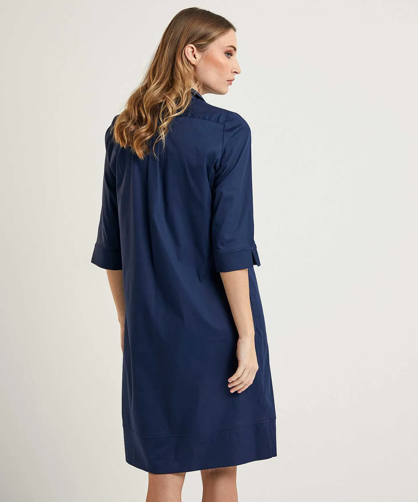 Vestido Camisero Con Bolsillos Laterales Lasalle