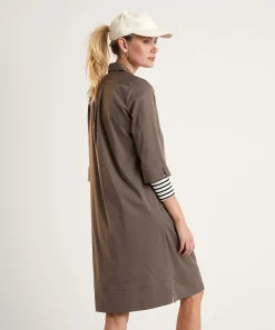 Vestido Camisero Con Bolsillos Laterales Lasalle