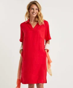 Vestido Camisero De Lino Kyra Laura