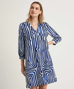 Vestido Caroline Biss Fancy Stripe