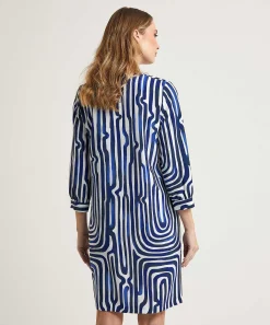 Vestido Caroline Biss Fancy Stripe