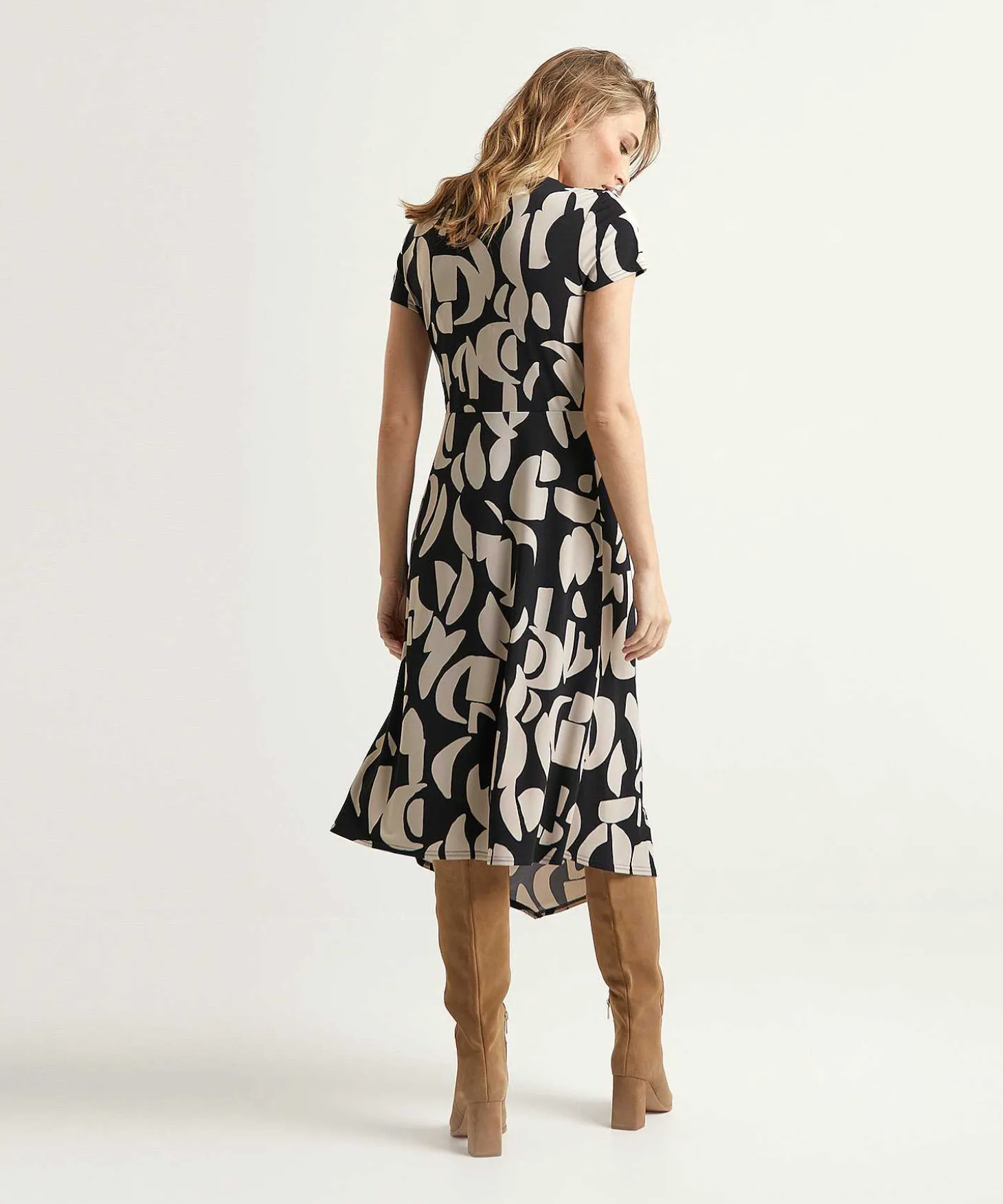 Vestido Cruzado Con Hebilla De Joseph Ribkoff
