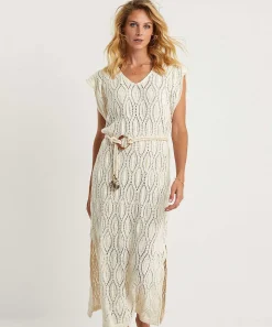 Vestido De Croche Con Cinturon De Caroline Biss