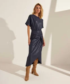 Vestido De Cuero Vegano Caroline Biss