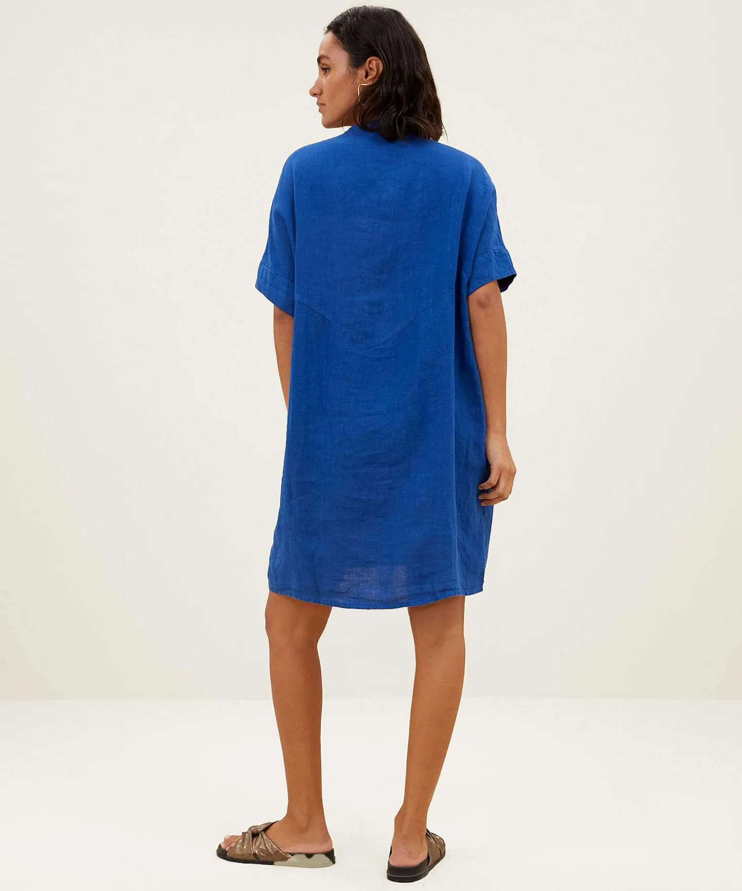 Vestido De Lino By-Bar