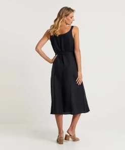 Vestido De Lino Kyra Tirantes Finos Lennie