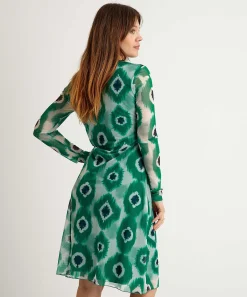 Vestido De Malla Kyra Tie-Dye Sonja