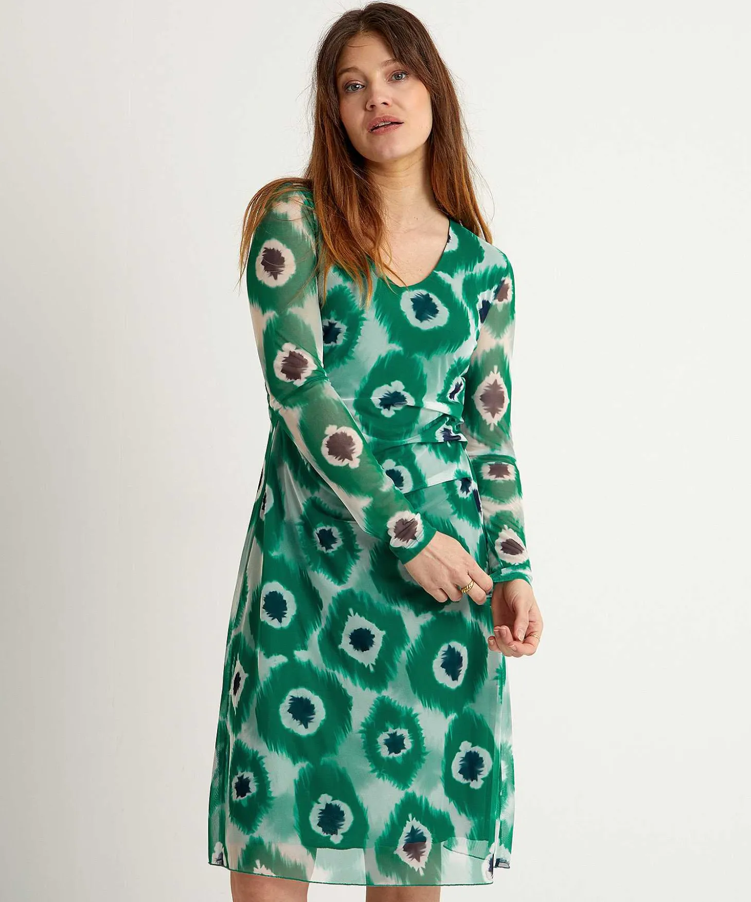 Vestido De Malla Kyra Tie-Dye Sonja