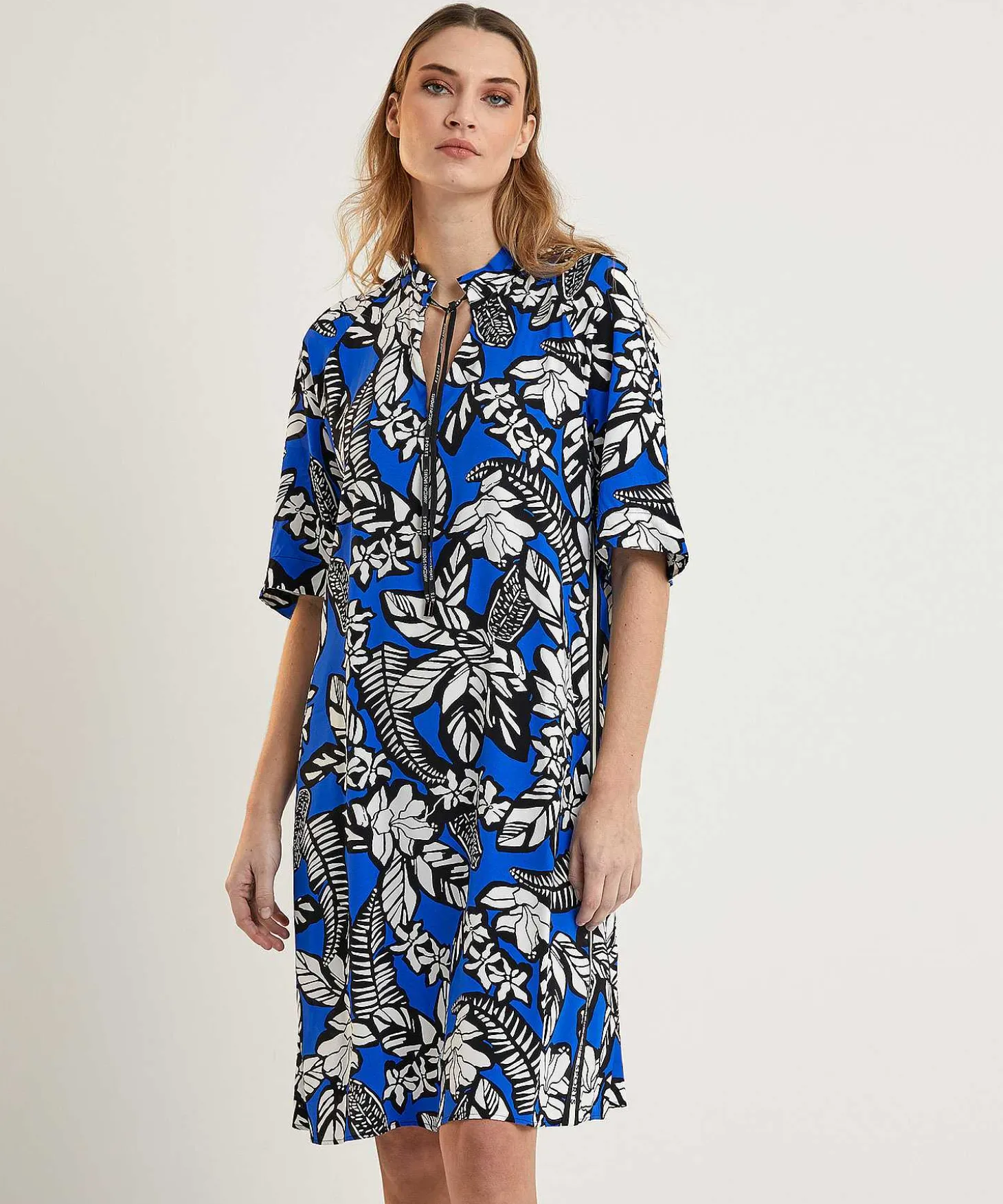 Vestido Deportivo Marc Cain Con Estampado De Hojas