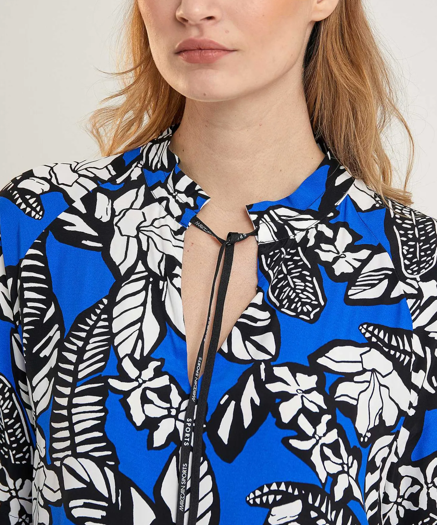 Vestido Deportivo Marc Cain Con Estampado De Hojas