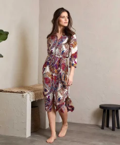 Vestido Giulia E Tu Paisley Con Botones