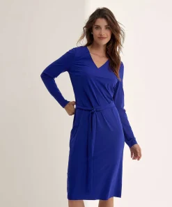 Vestido Japan Tky Escote En V Tela De Viaje Nyka