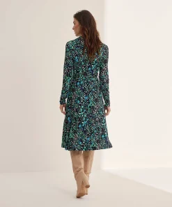 Vestido Kyra Con Cinturon Estampado De Flores Jasmine