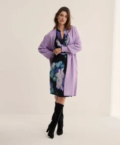 Vestido Kyra Con Cinturon Y Estampado De Flores Destenidas Willy