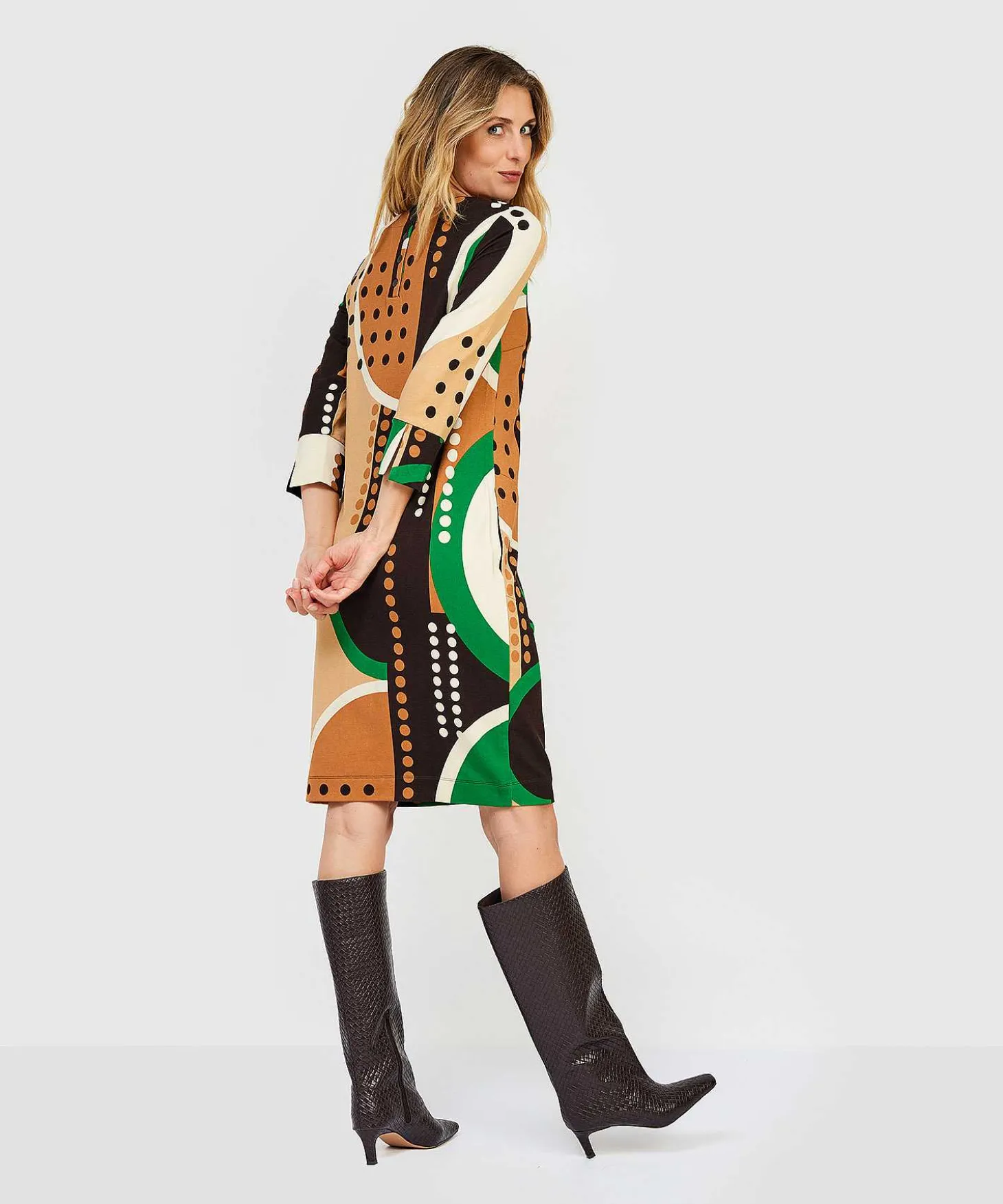 Vestido Kyra Con Estampado Grafico Blackbird