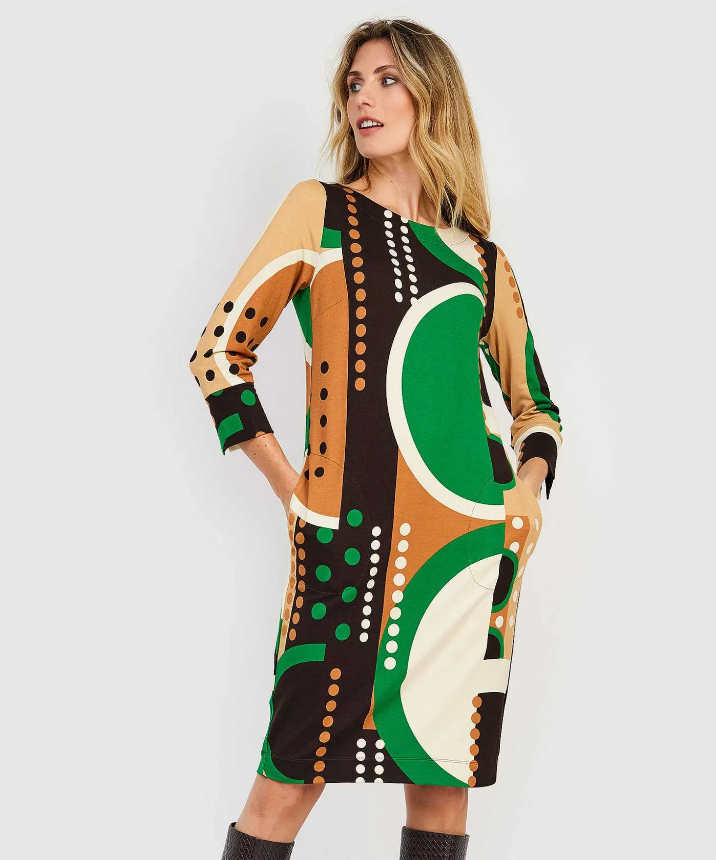 Vestido Kyra Con Estampado Grafico Blackbird