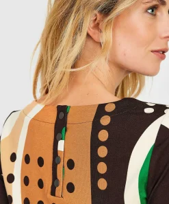 Vestido Kyra Con Estampado Grafico Blackbird