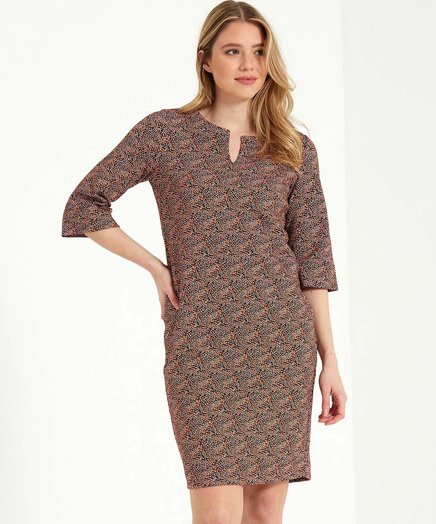 Vestido Kyra Estampado Minimalista Bette