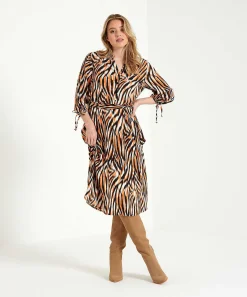 Vestido Kyra Estampado Tigre Hette