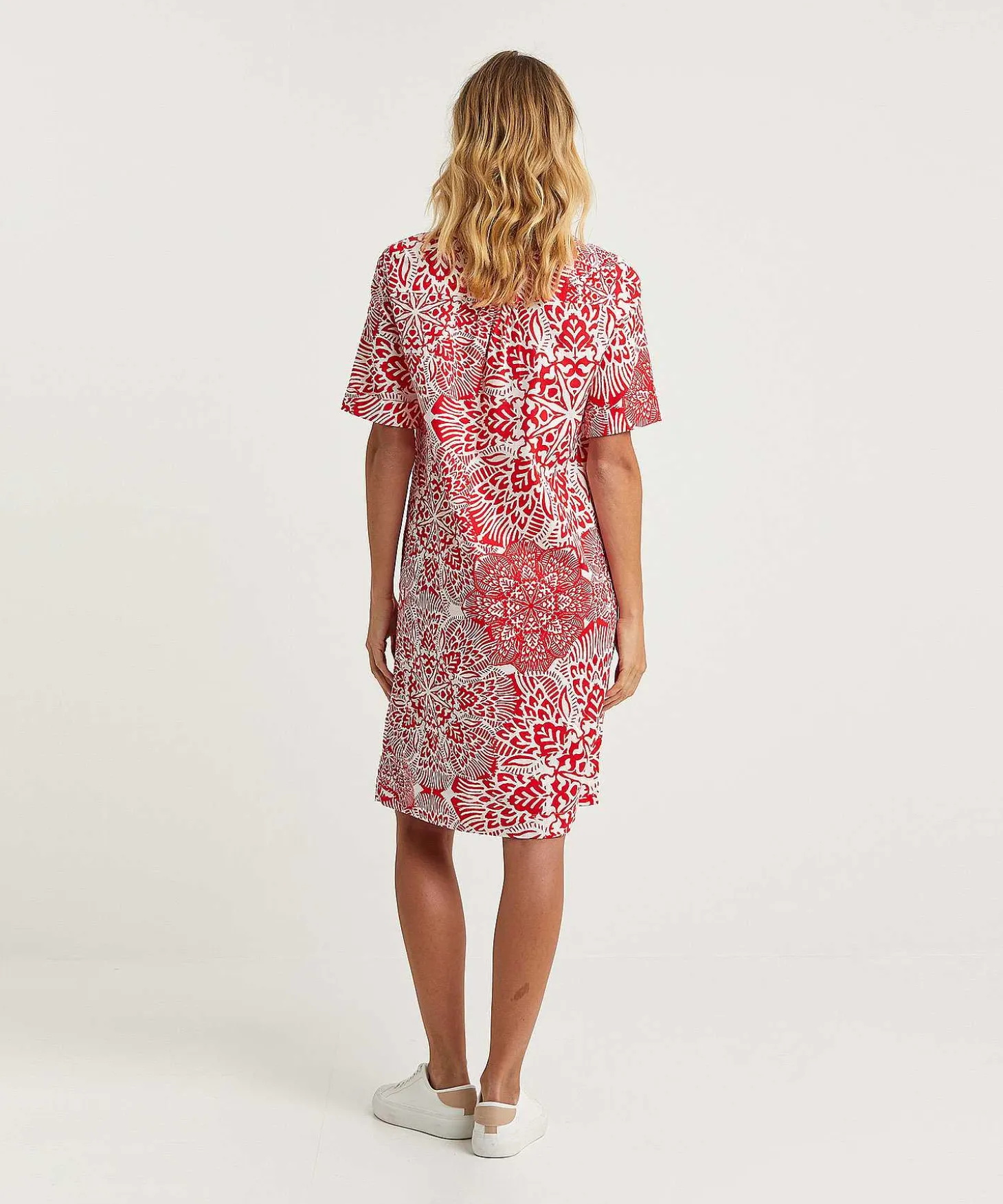Vestido Kyra Mezcla De Lino Bicolor Leonie