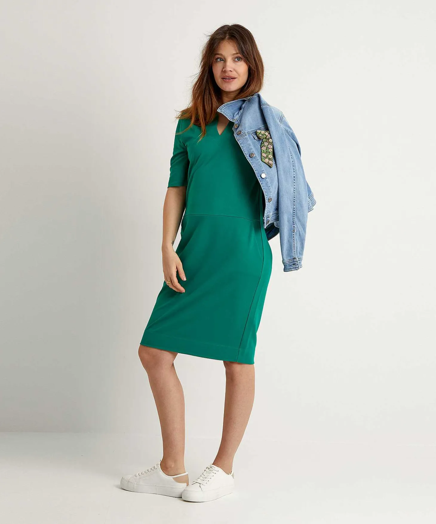 Vestido Kyra Punto Milano Dorine
