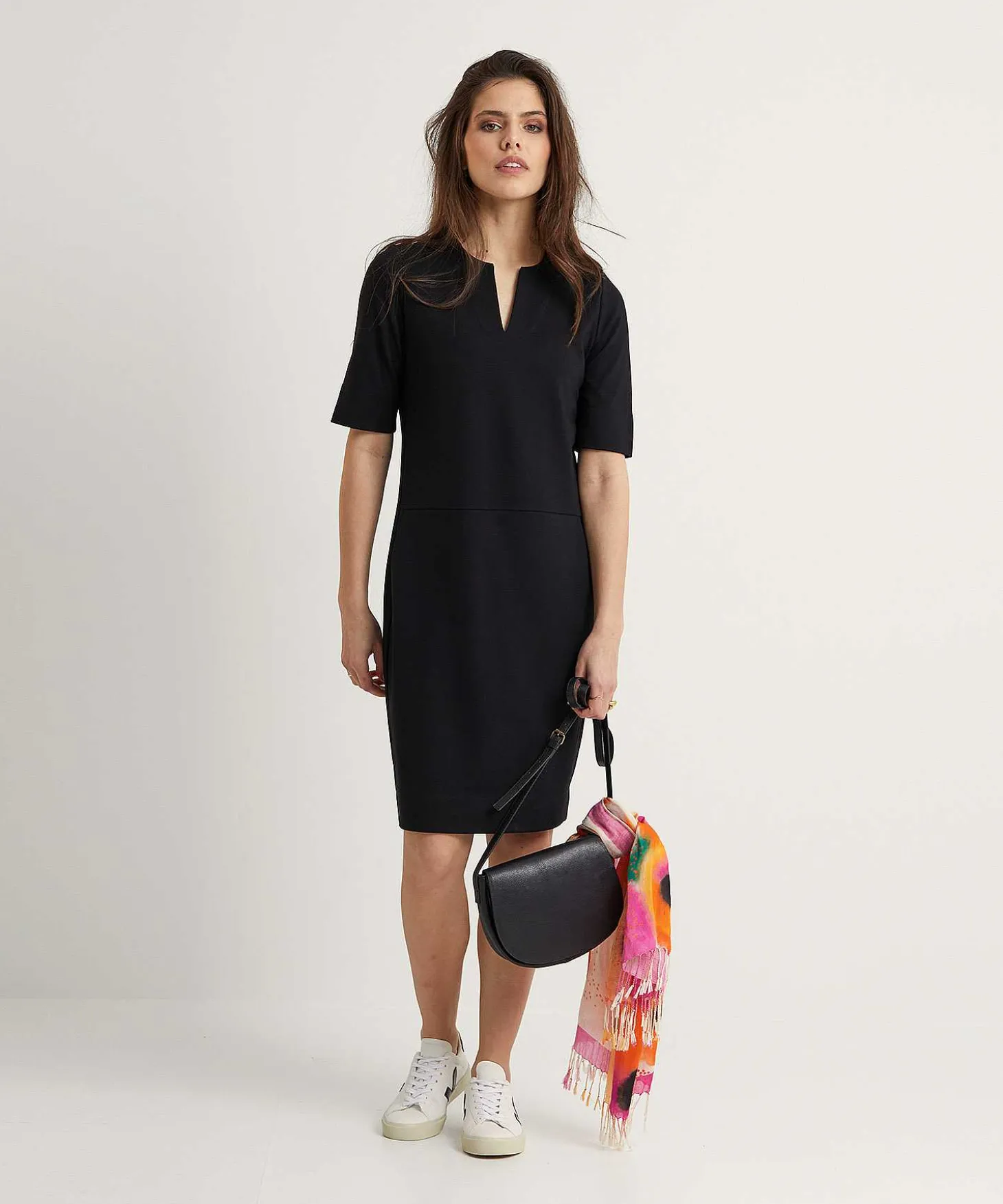 Vestido Kyra Punto Milano Dorine