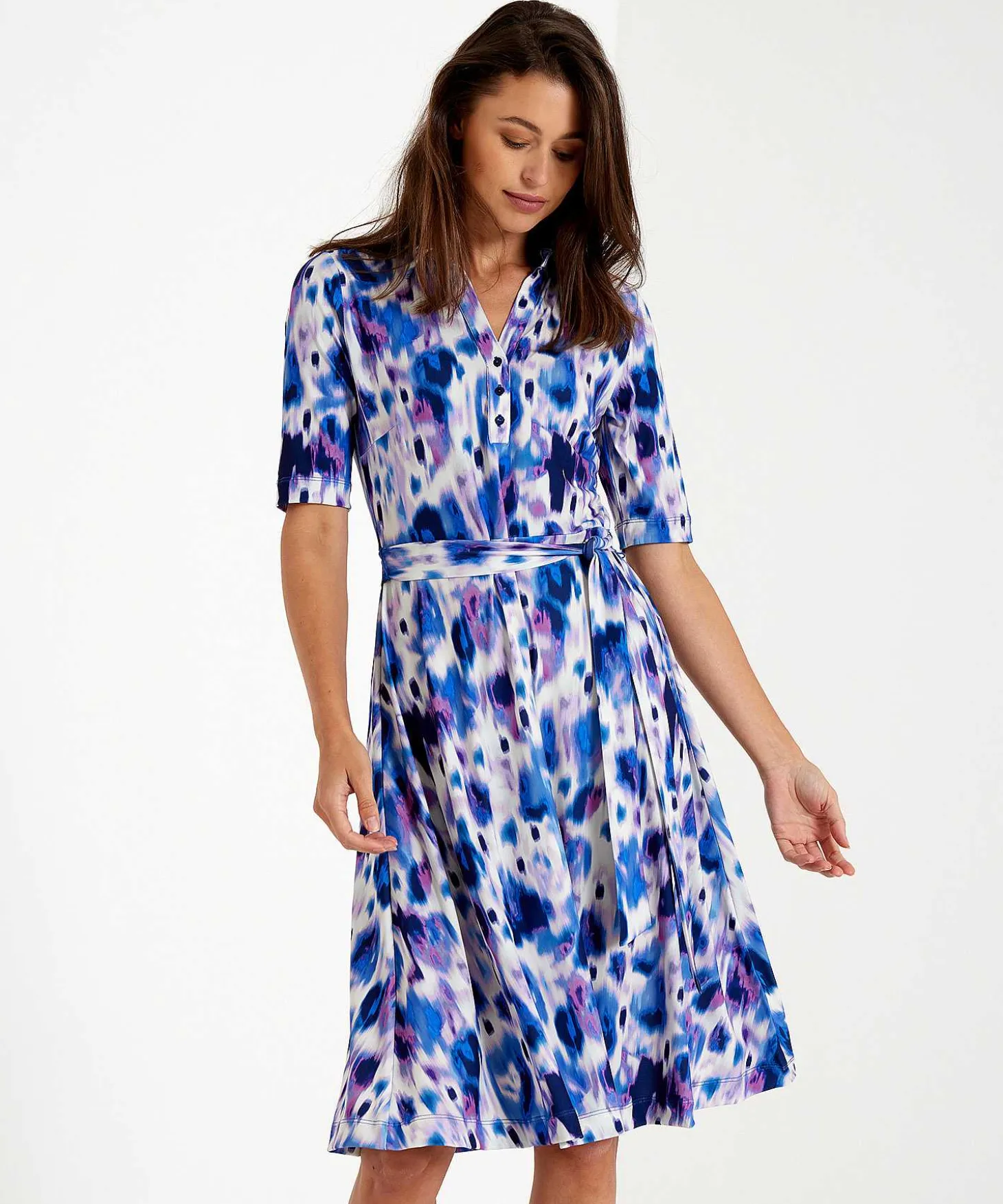 Vestido Kyra Tie Dye Tela De Viaje Cissel