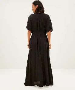 Vestido Largo Arrugado By-Bar