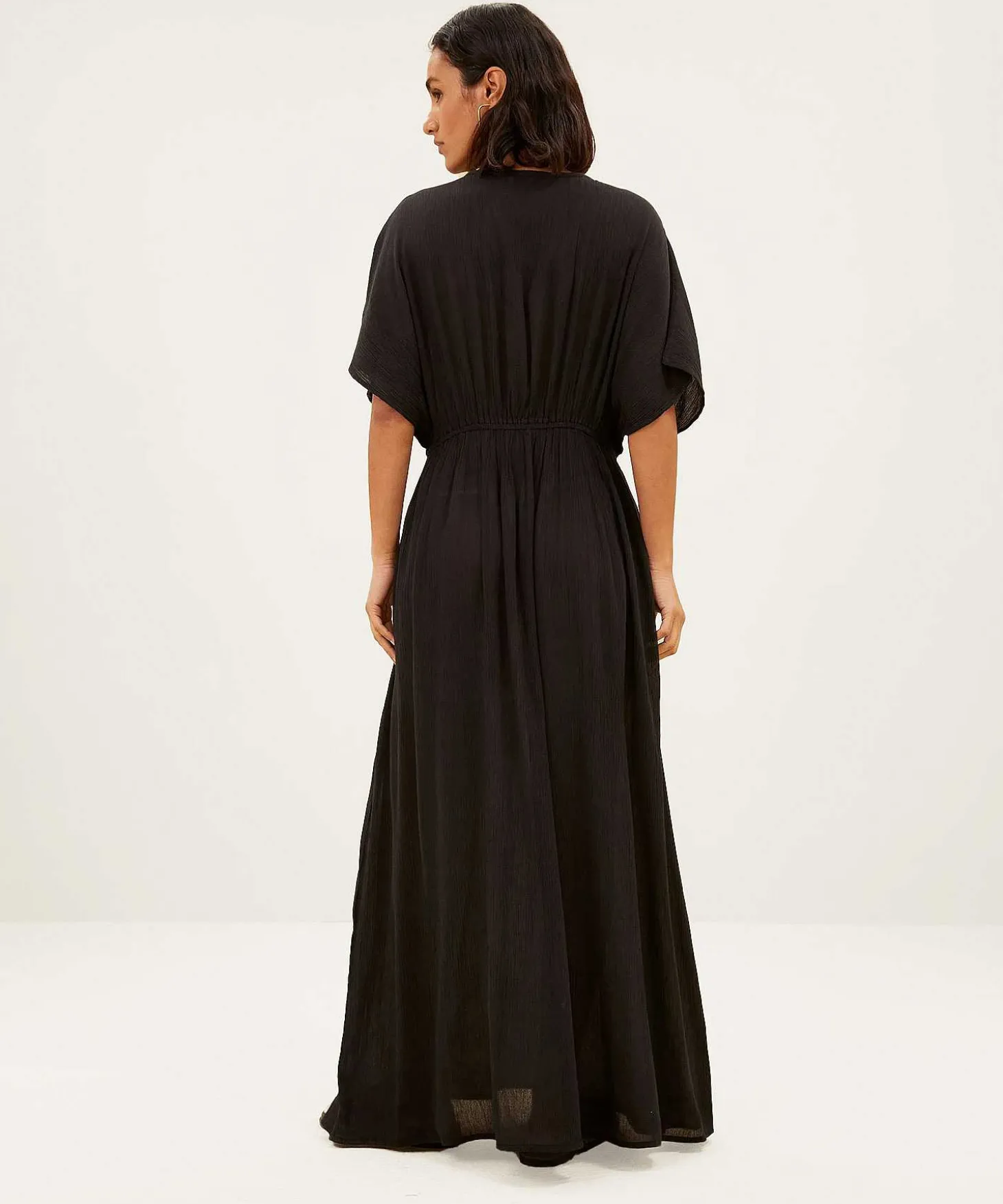 Vestido Largo Arrugado By-Bar