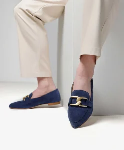 Via Vai Mocasin De Ante Con Hebilla Naomi Sharp